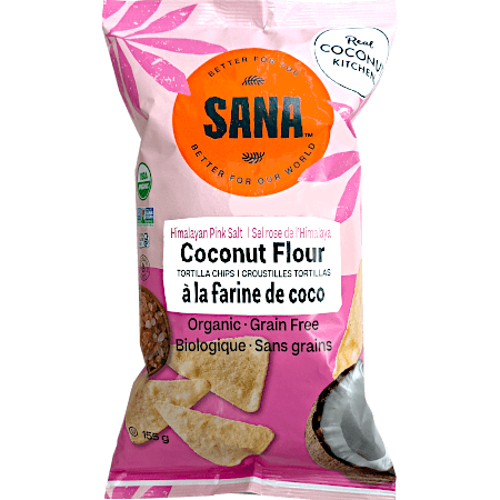 Coconut Flour Tortilla Chips - Himalayan Pink Salt
